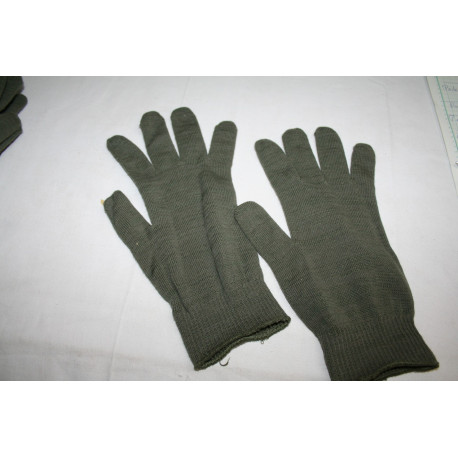 Sous gants kaki militaires( 2 paires)